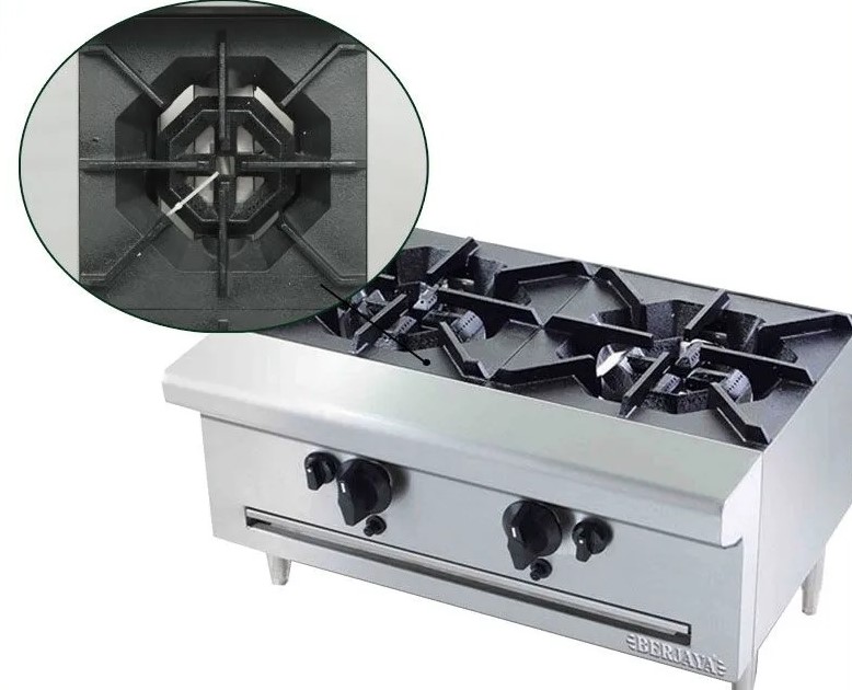 Bếp âu Berjaya 2 họng ngang Ob 2s 4 Bếp âu Berjaya 2 họng ngang Ob 2s 3