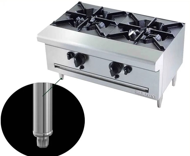 Bếp âu Berjaya 2 họng ngang Ob 2s 2 Bếp âu Berjaya 2 họng ngang Ob 2s 1