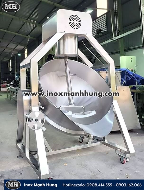Chảo xào nhân tay quay điện và chảo xào nhân gas loại nào tốt hơn ? 1