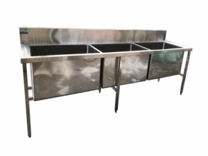 Chau Rua Inox 3 Hoc