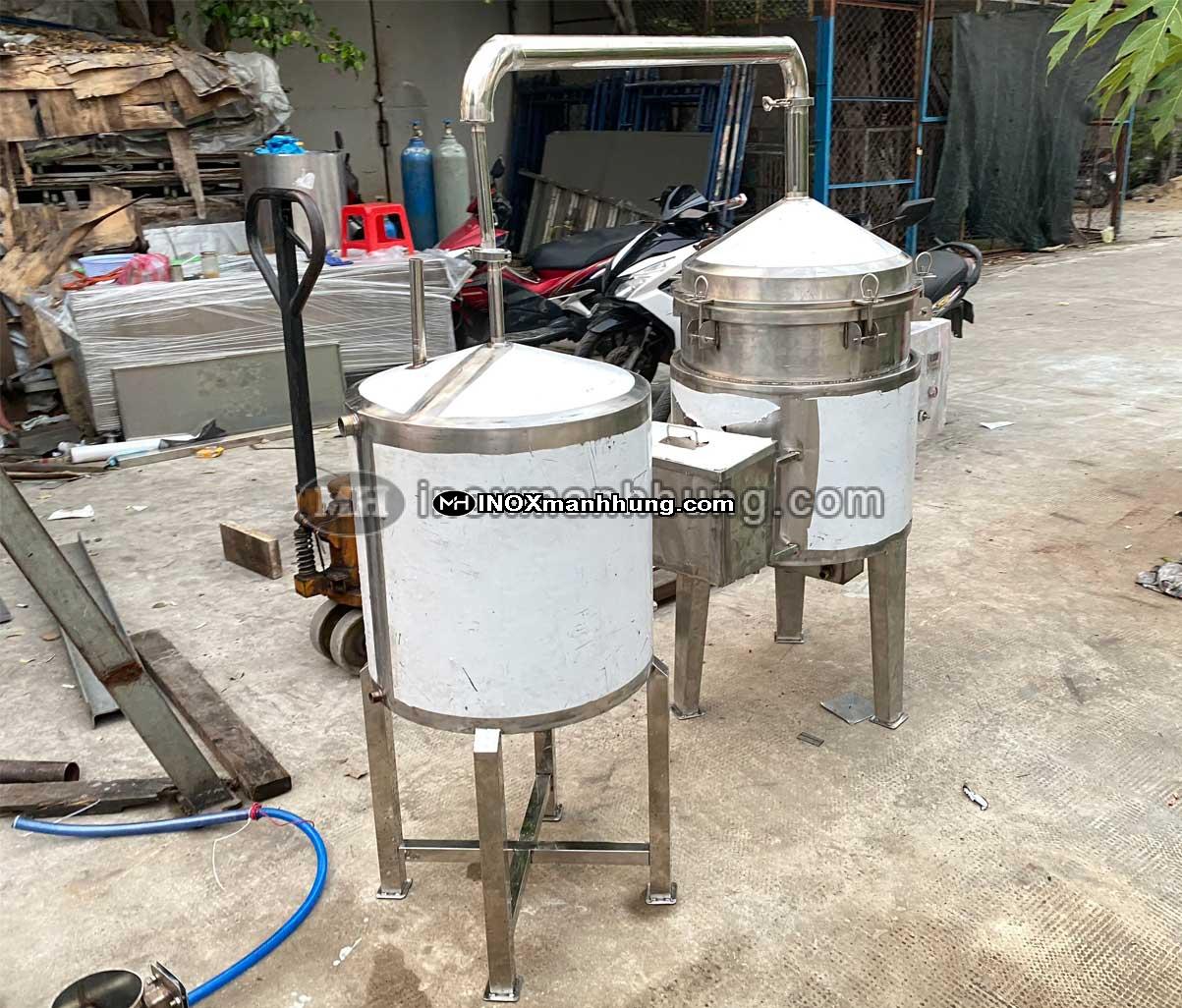 Hướng dẫn vận hành khởi động nồi nấu rượu 3
