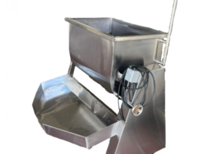 Máy trộn nguyên liệu nằm ngang Inox  50kg/mẻ