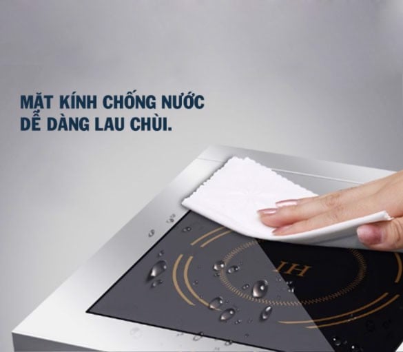 Bếp từ công nghiệp 5kw mặt phẳng 8