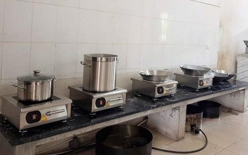 Bếp từ công nghiệp 5kw mặt phẳng 10