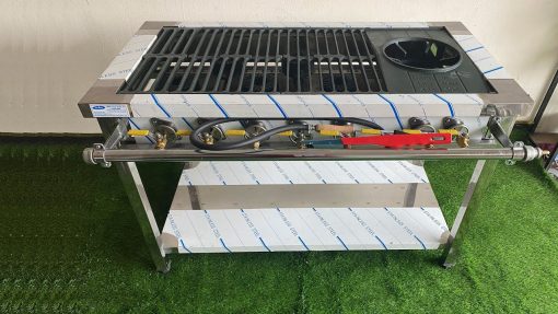 Bếp gas công nghiệp 1 họng lớn 5 họng nhỏ 6