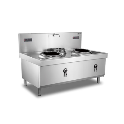 Bếp Á điện từ 2 họng mặt lõm Mantru.e ZC2-C4030A-W 2