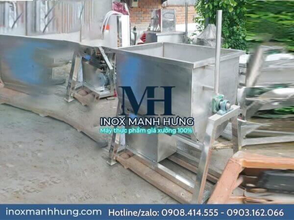 Máy trộn gạo nằm ngang 2