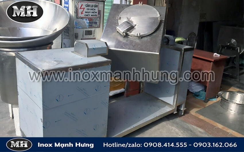Máy trộn hình lập phương 30kg 5 Máy trộn hình lập phương 30kg 4