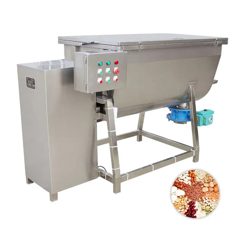 Máy trộn lật ngang gia nhiệt 25kg 3 Máy trộn lật ngang gia nhiệt 25kg 2