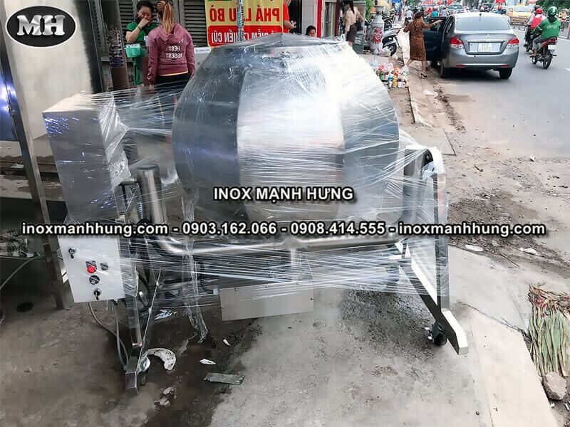 Máy trộn bột làm bánh tráng dạng lồng quay 6