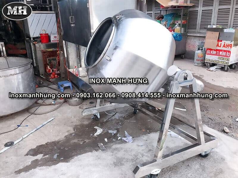 Máy trộn bột làm bánh tráng dạng lồng quay 10