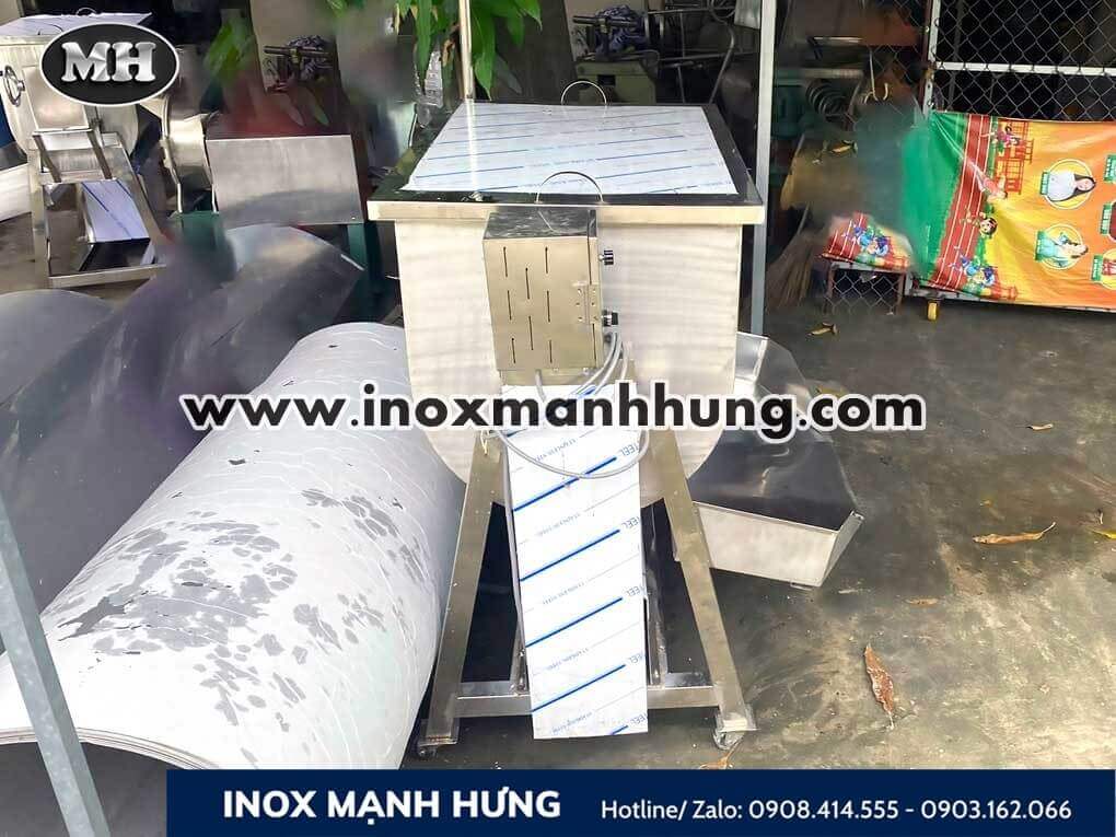 Máy trộn các loại bột để làm bánh tráng sản xuất theo yêu cầu 4