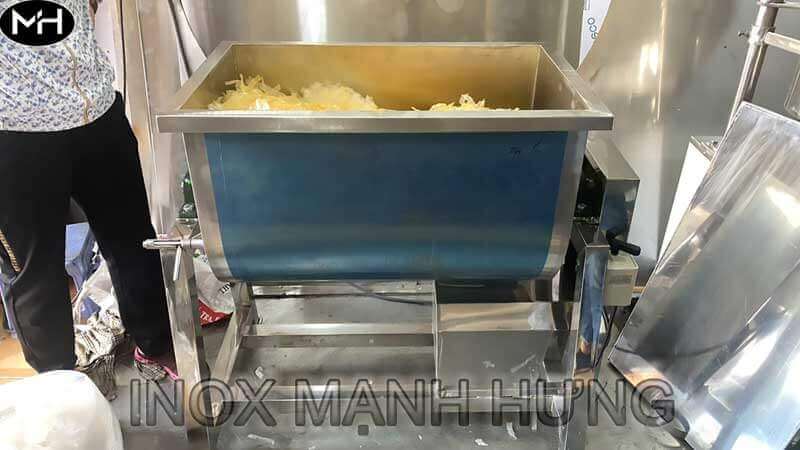 Máy trộn bột làm bánh tráng mini loại 1kg/ mẻ 3 Máy trộn bột làm bánh tráng mini loại 1kg/ mẻ 2