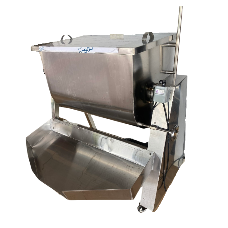 Máy trục nằm ngang trộn thịt làm lạp xưởng 50kg 3 Máy trục nằm ngang trộn thịt làm lạp xưởng 50kg 2