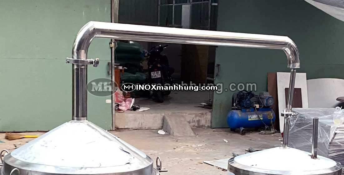 Bộ nồi nấu rượu bằng điện sản xuất theo yêu cầu 4