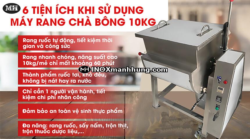 Máy rang chà bông 10kg 4