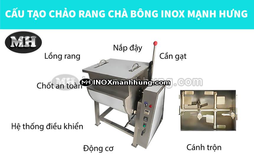 Máy rang chà bông 10kg 8
