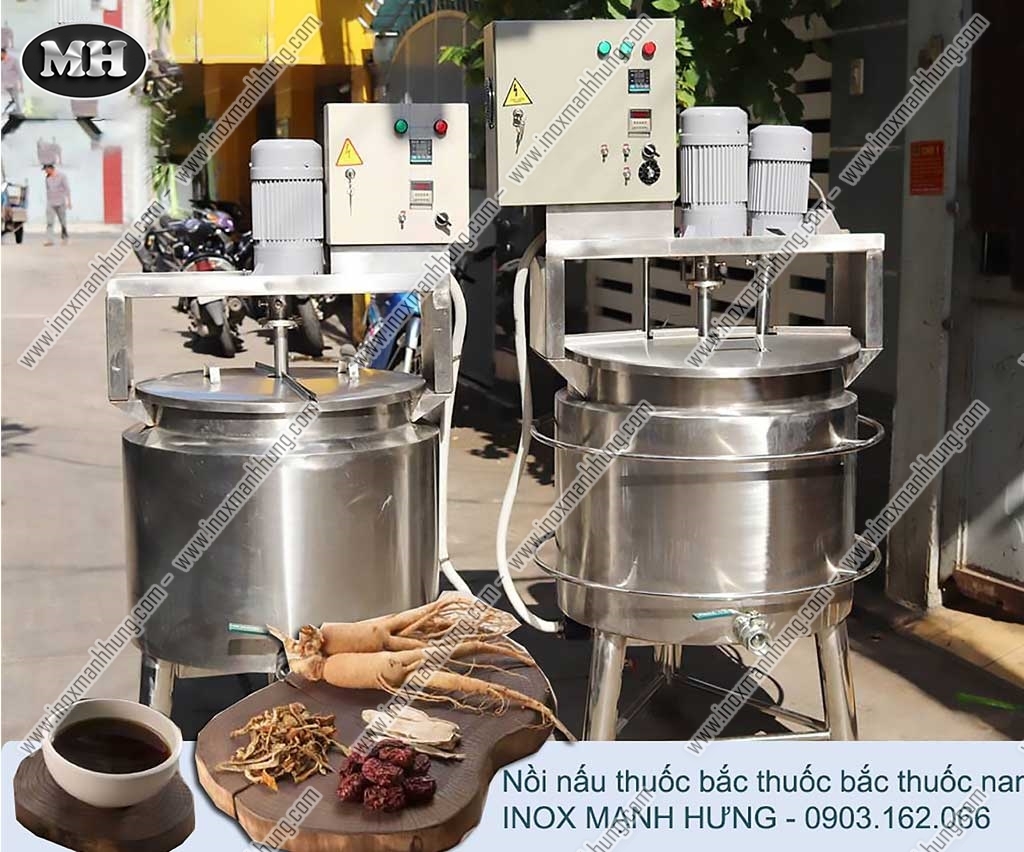 Nồi nấu thạch rau câu công nghiệp 4