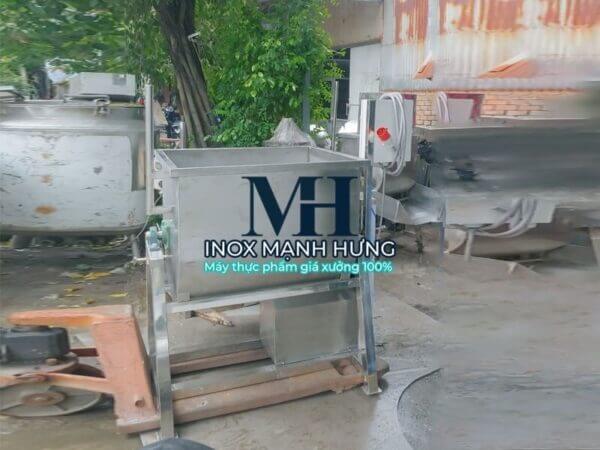 Thiết bị trộn bột sữa trục ngang 2