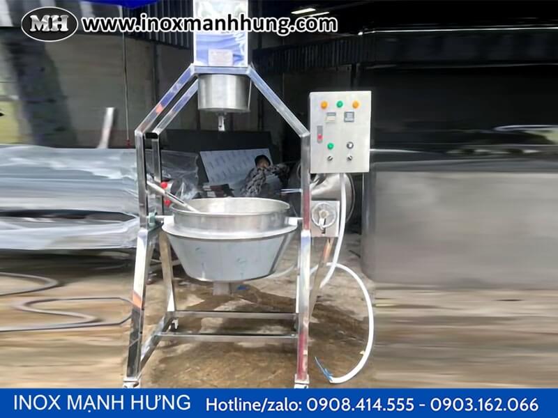 Chảo xào nhân 30l điện và gas 4