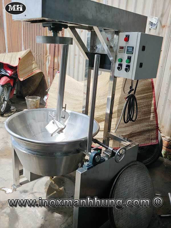 Chảo xào nhân 30l điện và gas 8