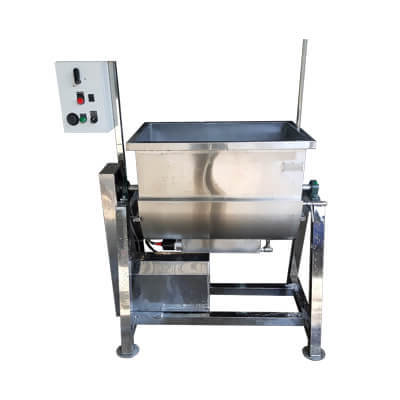 Máy rang muối gia nhiệt nằm ngang 2