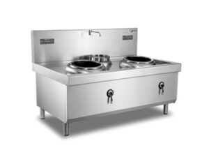 Bếp Á điện từ 2 họng mặt lõm Mantru.e ZC2-C4030A-W